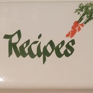 Ceramic Recipe Card Holder